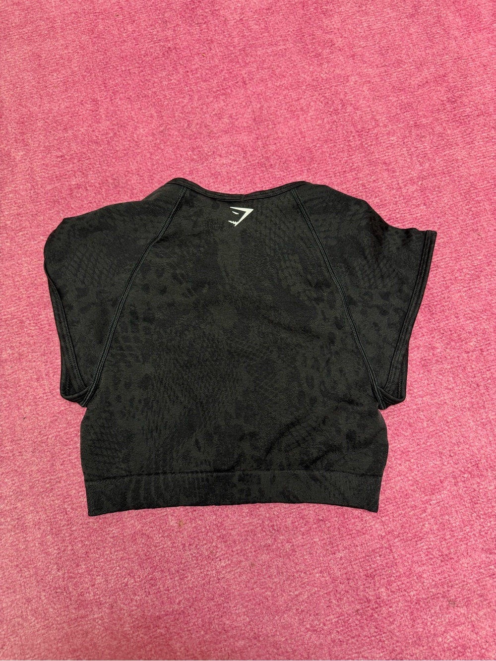 Gymshark Black Cropped Top - Picture 3 of 3